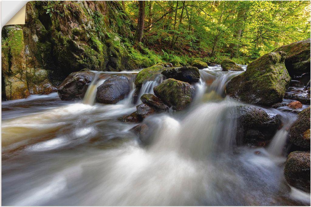 ARTland Wandbild, selbstklebend Eilean Donan Castle Größe: 40x20 cm