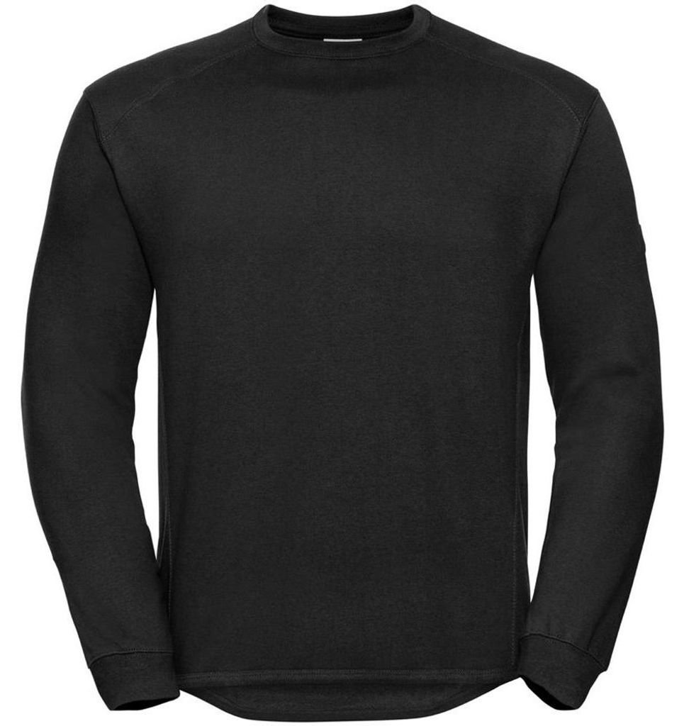 Russell Workwear Sweatshirt / Pullover, Rundhalsausschnitt FK683 (4XL) (Schwarz)