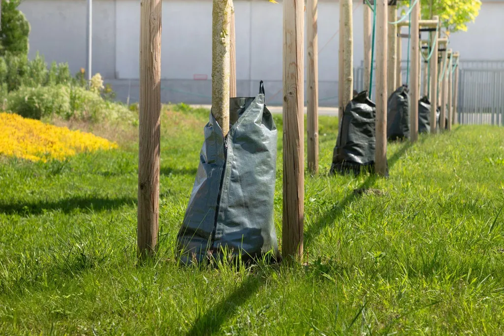 Système d'irrigation goutte à goutte pour arbres en lot de 5 unités