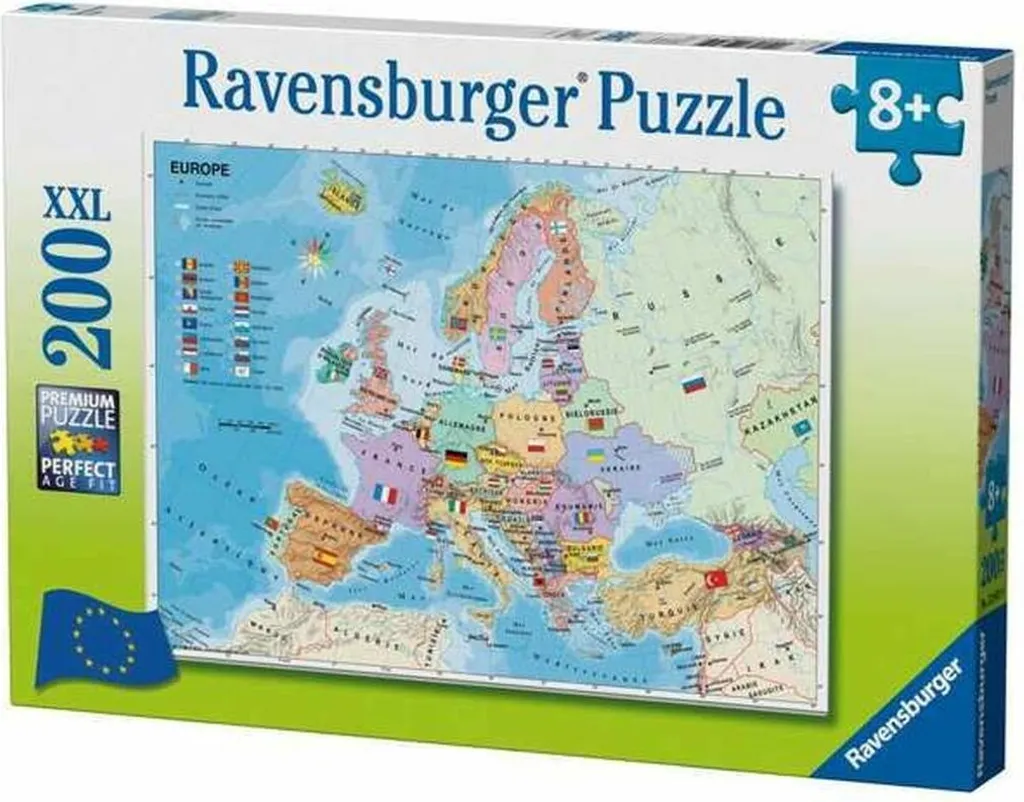 Puzzle Géographique Europe Ravensburger - Jeu Éducatif de 1500 Pièces
