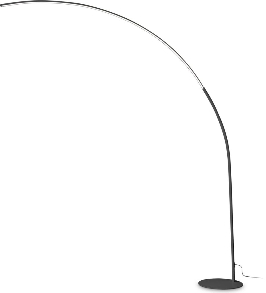 Zeitgenössische Stehleuchte Comet Metall Schwarz Led 30W 3000K Ip20