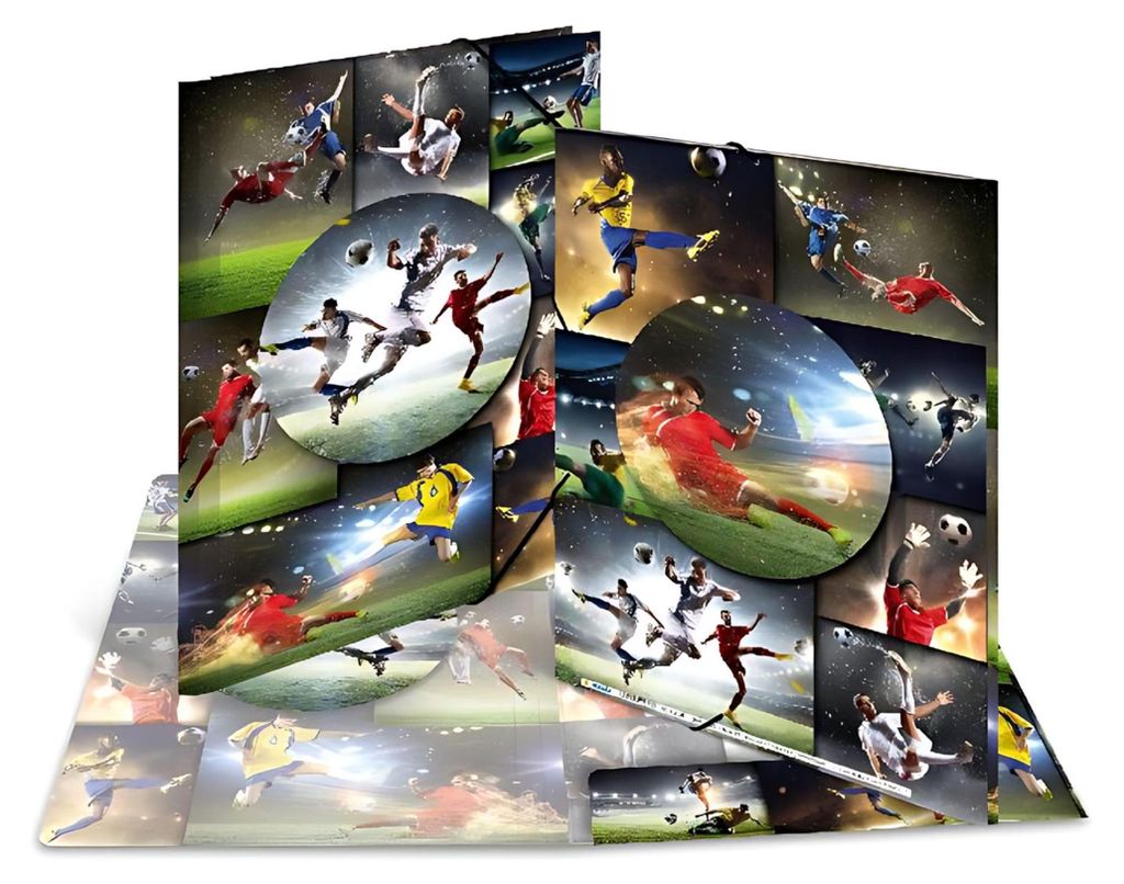 HERMA Sammelmappe A4 Fussball Pappe Immagine del prodotto 