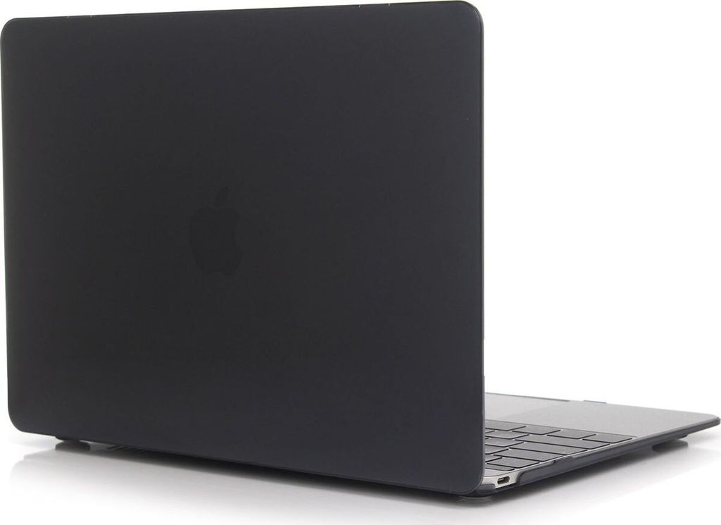 Mobigear Glossy MacBook Air 13 Zoll (2022-2025) Hardcase Hülle MacBook Case - Schwarz - Model A2681 / A3113 / A3240