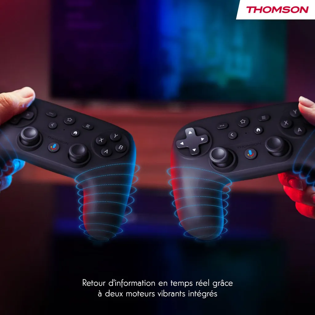 Contrôleur de jeu Bluetooth Thomson 400A pour Smart TV et PC Windows - 4