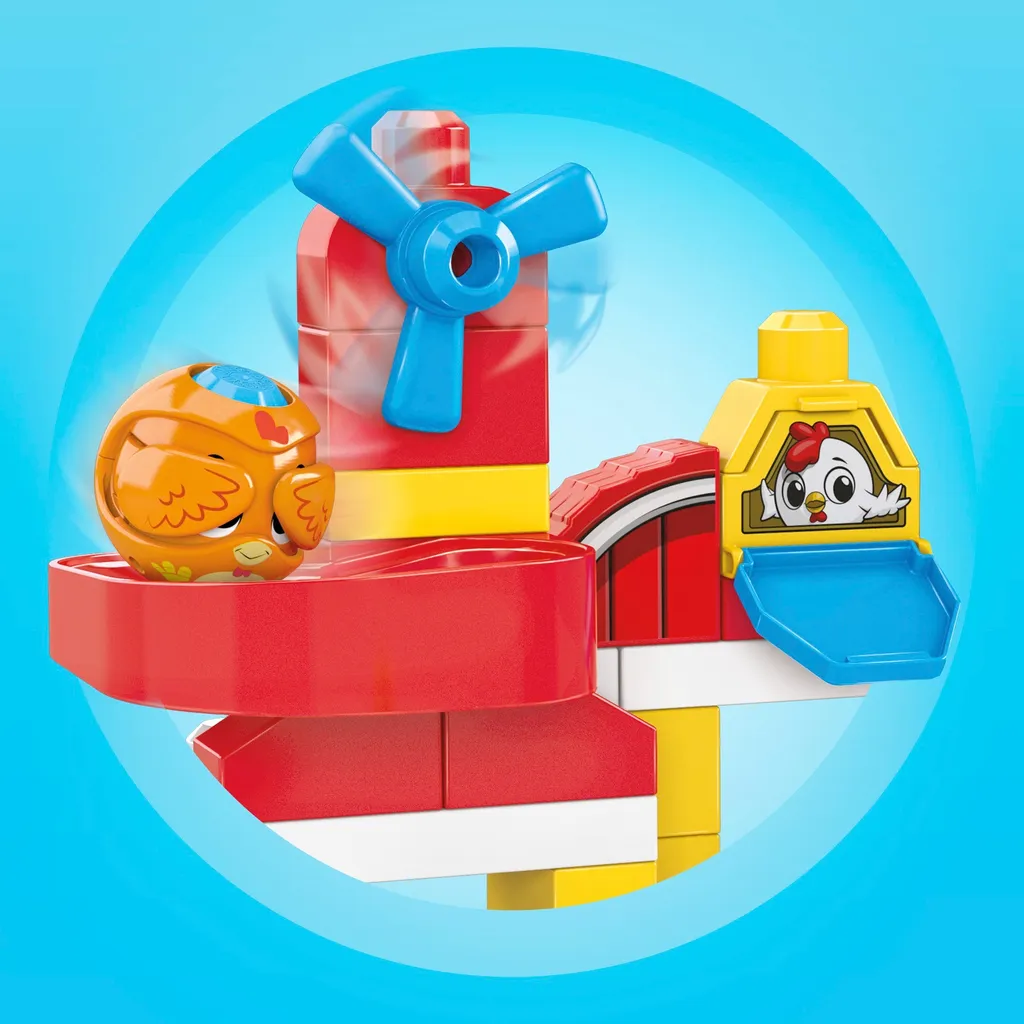 Jouet de construction ferme Mega Bloks : briques d'éveil pour bébés dès 1 an - 4