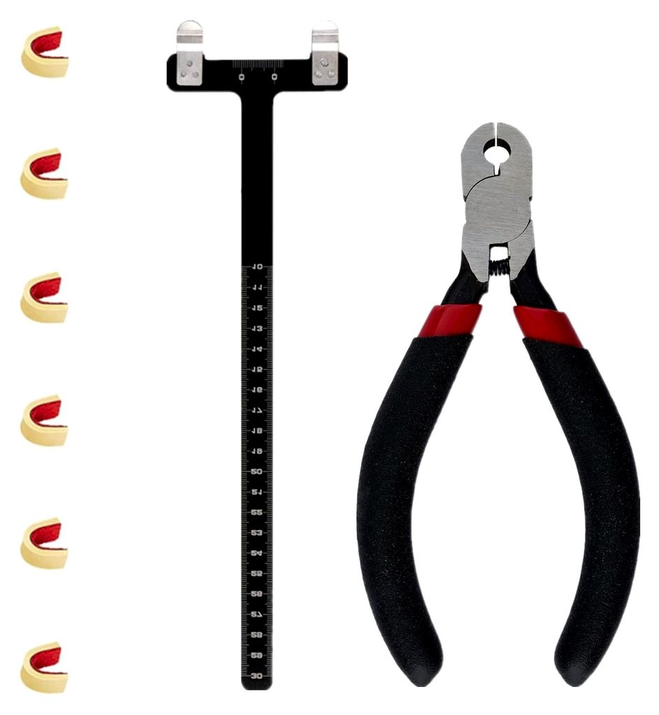 Bogenschnur Nockpunktzange T-Form Set mit Bogenquadrat für das Bogenschießen