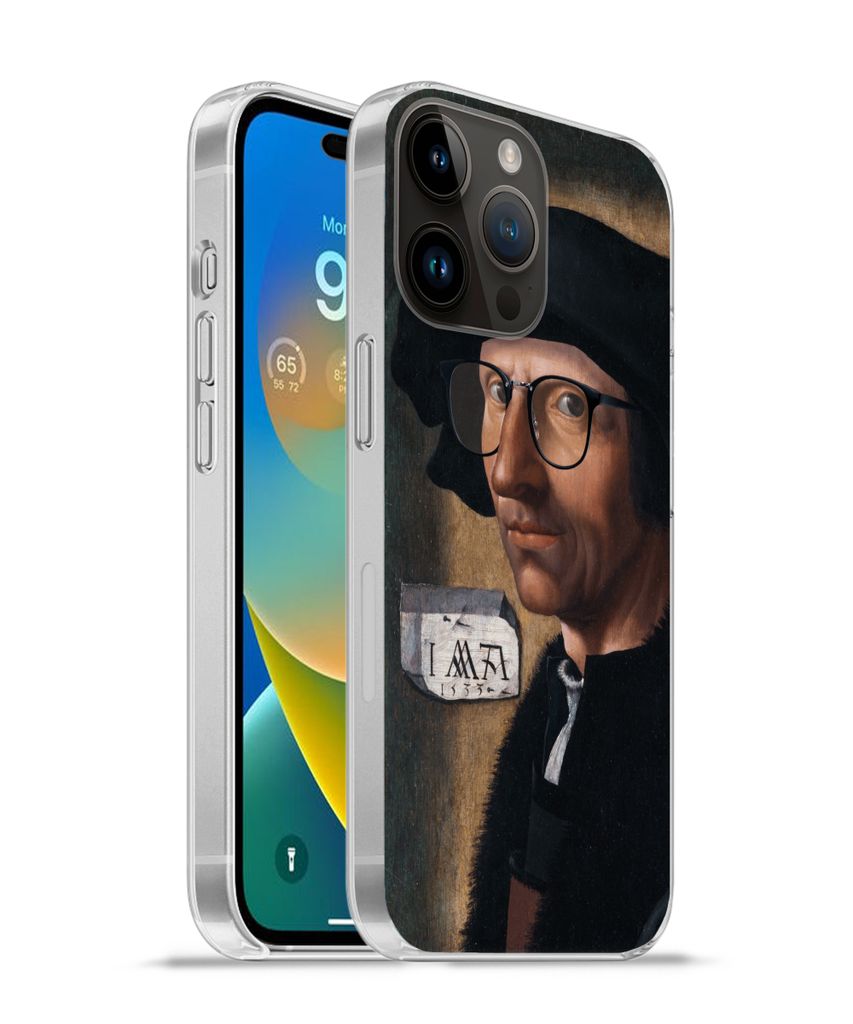 MuchoWow Handyhülle Schutzhülle Hülle für Apple iPhone 14 Pro - Softcase Kunst - Alte Meister - Jacob Cornelisz van Oostsanen Silikon Softcas...