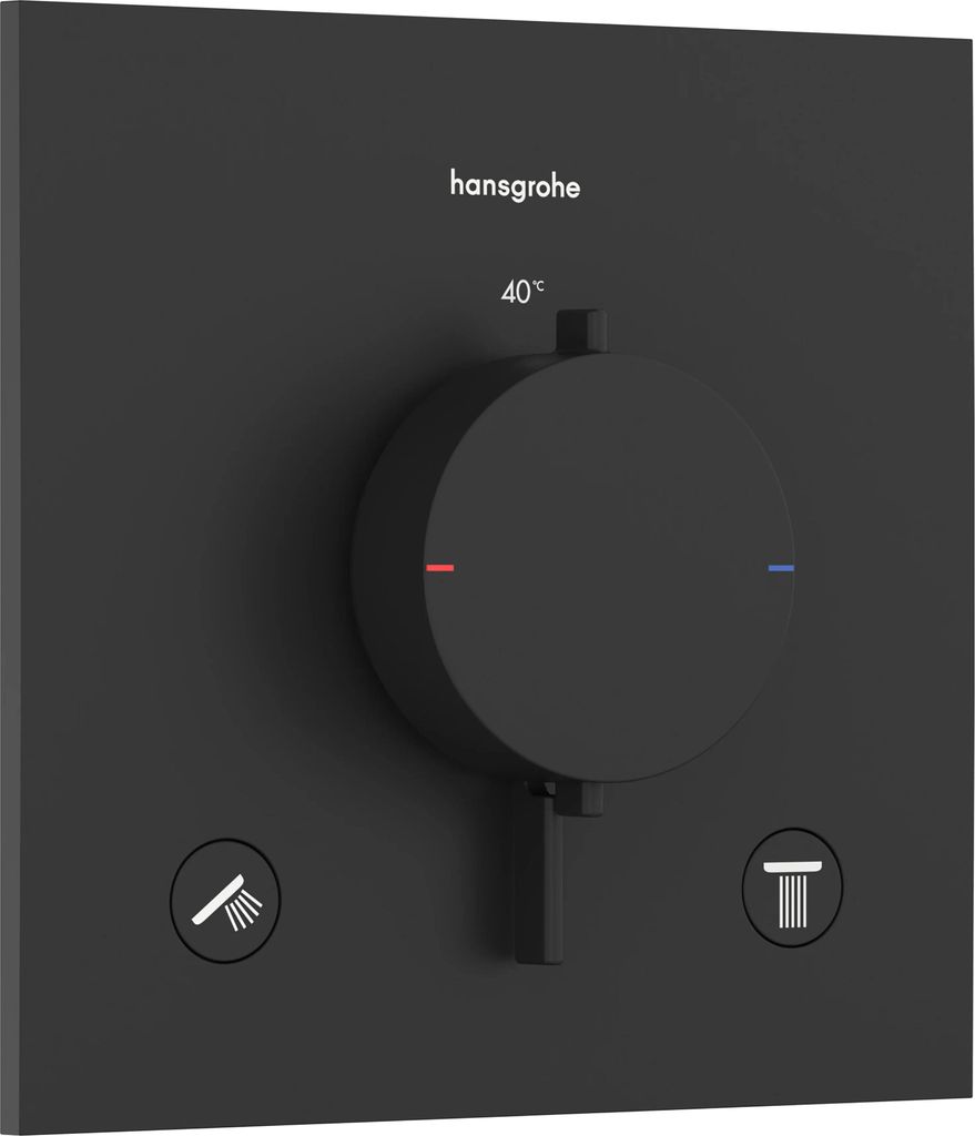 hansgrohe Ecostat Comfort E Thermostat encastré pour 2 Immagine del prodotto 