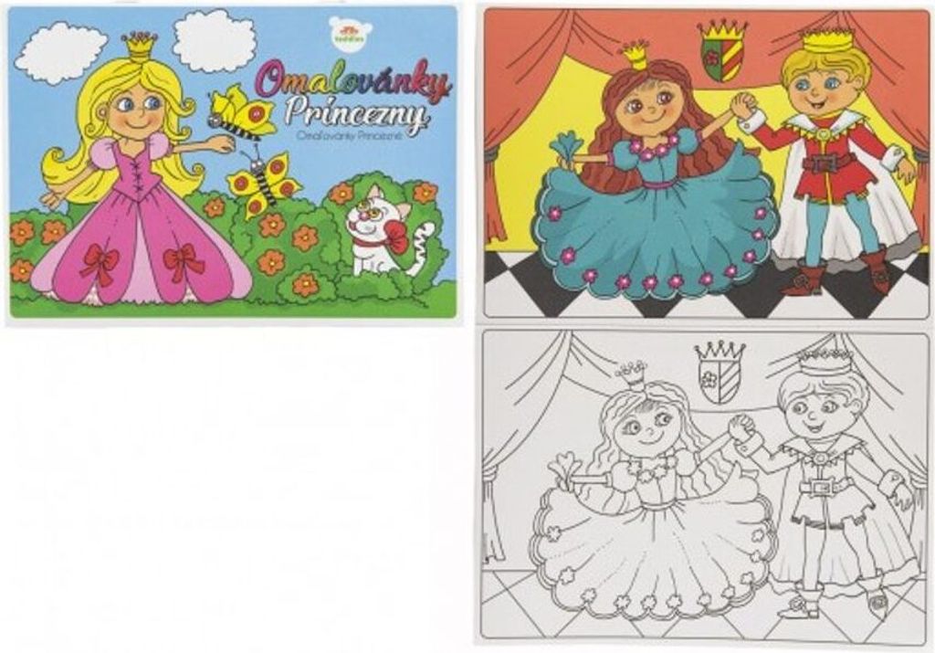 Omalovánka Princezné A5 Teddies Obrázok produktu 