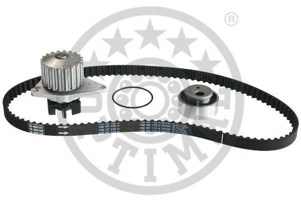 OPTIMAL SK-1004AQ1 Zahnriemensatz + Wasserpumpe passend für PEUGEOT 206 Schrägheck (2A/C) 307 (3A/C) 307 SW (3H) 106 II Schrägheck (1A, 1C) 206 SW