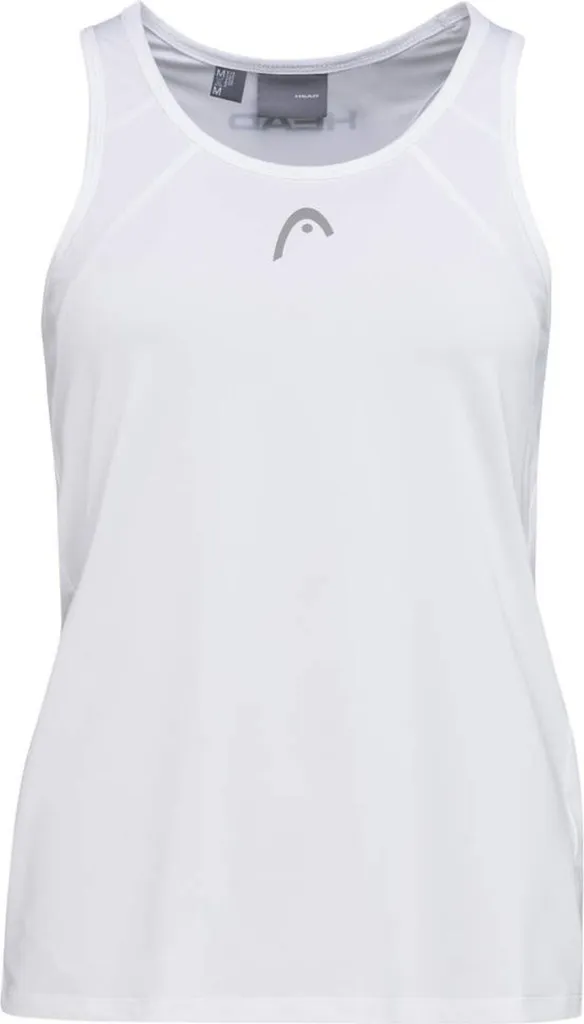 T-shirt de tennis Head Club 816411WH, idéal entraînement et club blanc