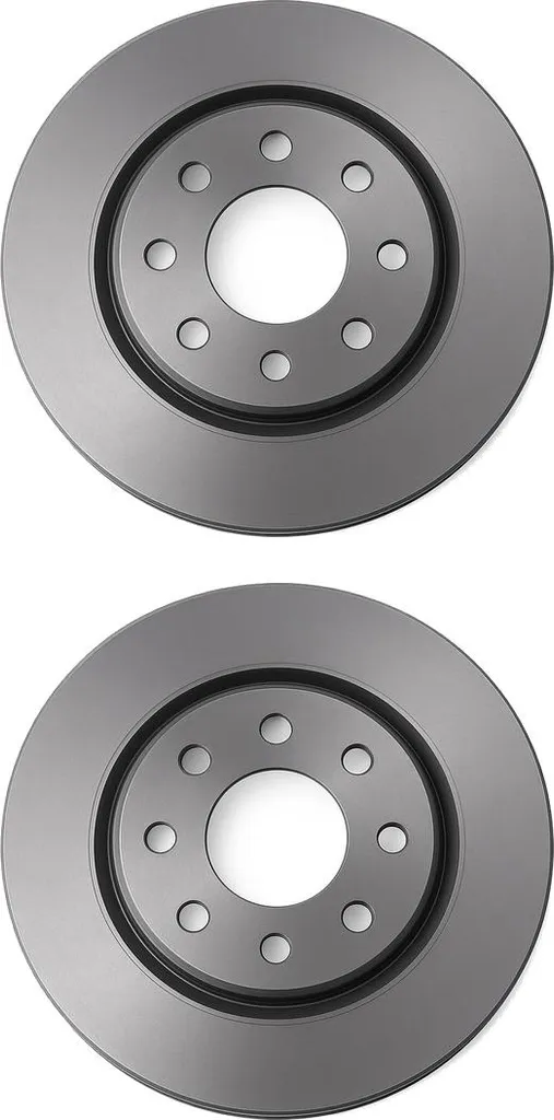 Jeu de 2 Disques Arrière VALEO Ø 68 mm épaisseur 12 mm pour AUDI A4