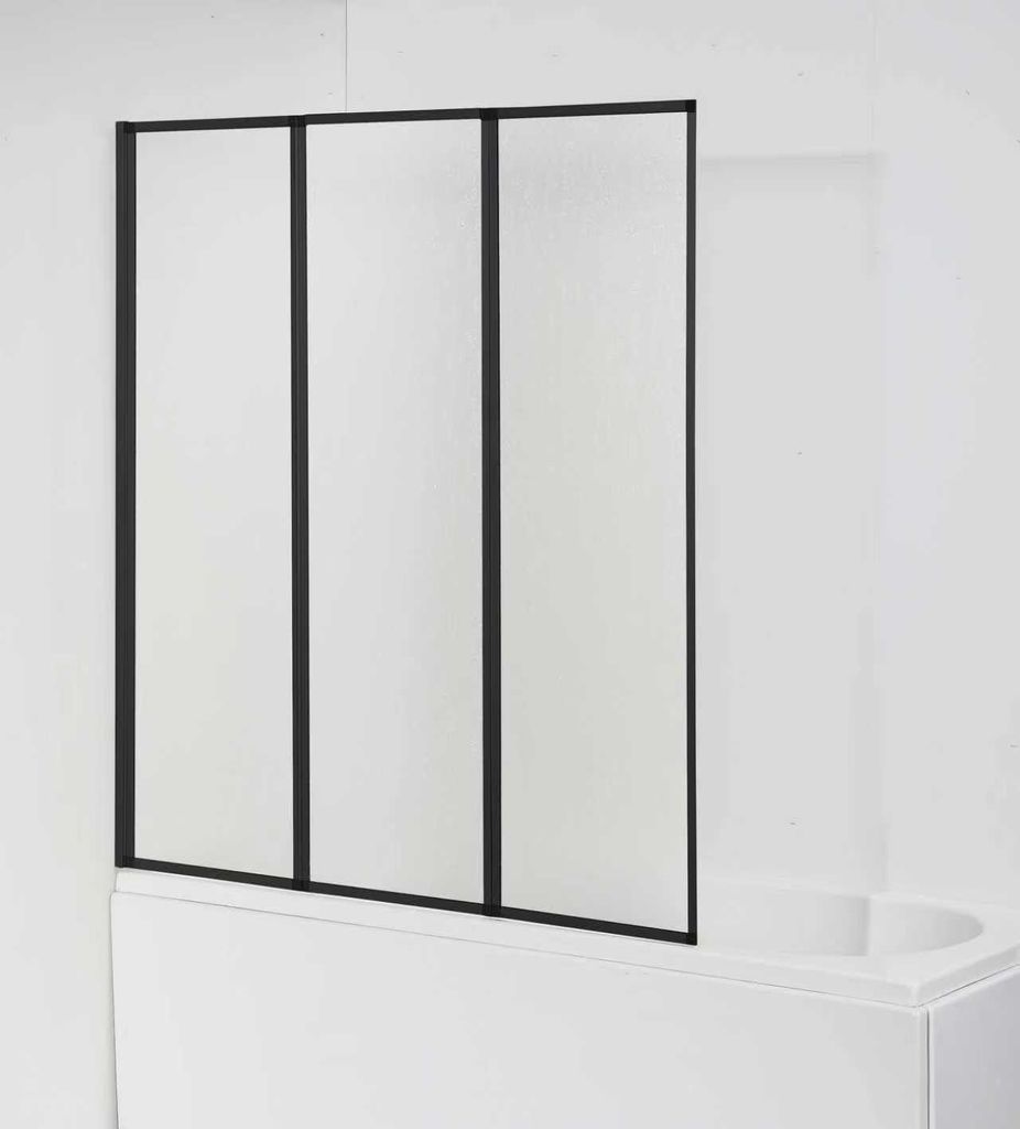 sanicomfort Badewannenaufsatz MALO 120x140 cm – 3-teilig Produktbild 