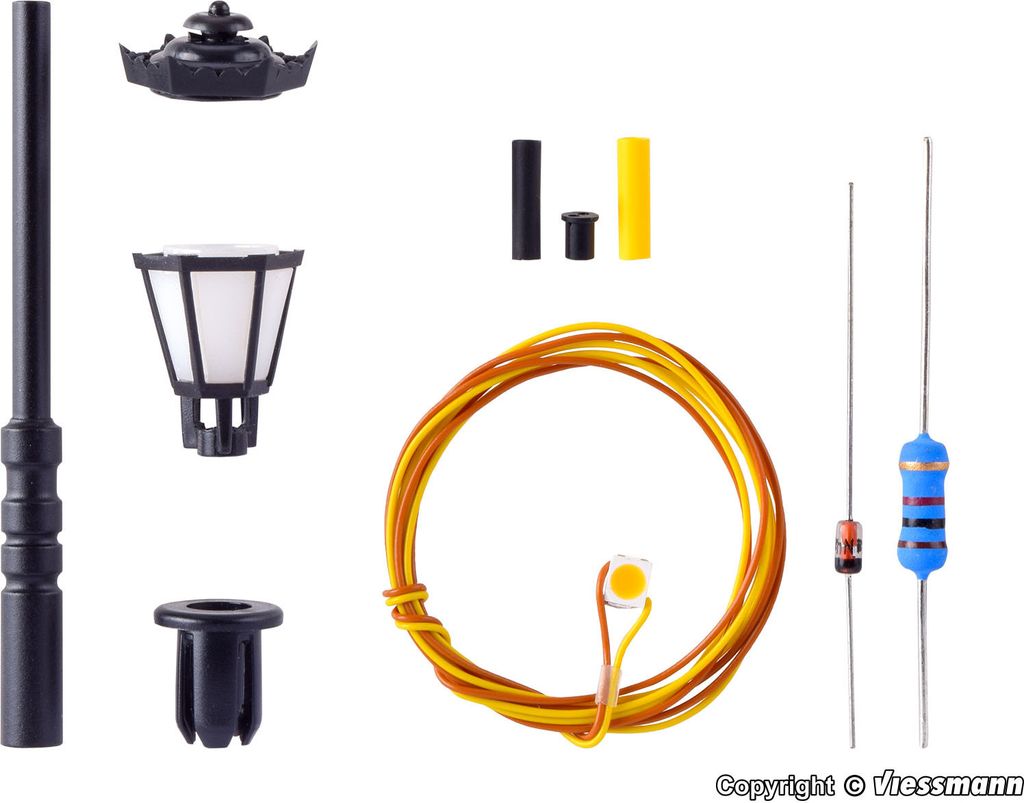 Viessmann 6720 - H0 Bausatz Parklaterne, LED