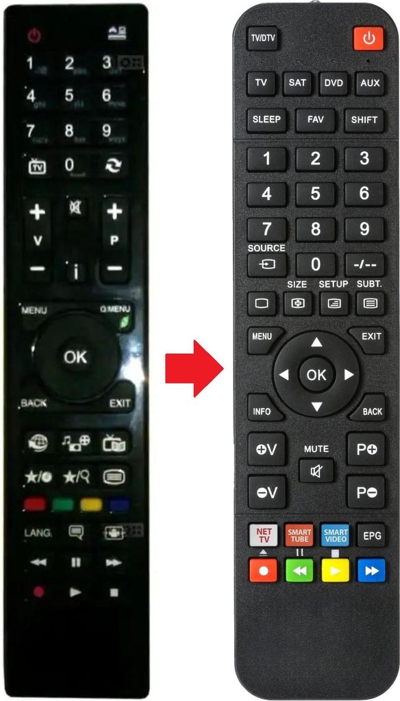 Fernbedienung geeignet für TD SYSTEMS K40DLV3F