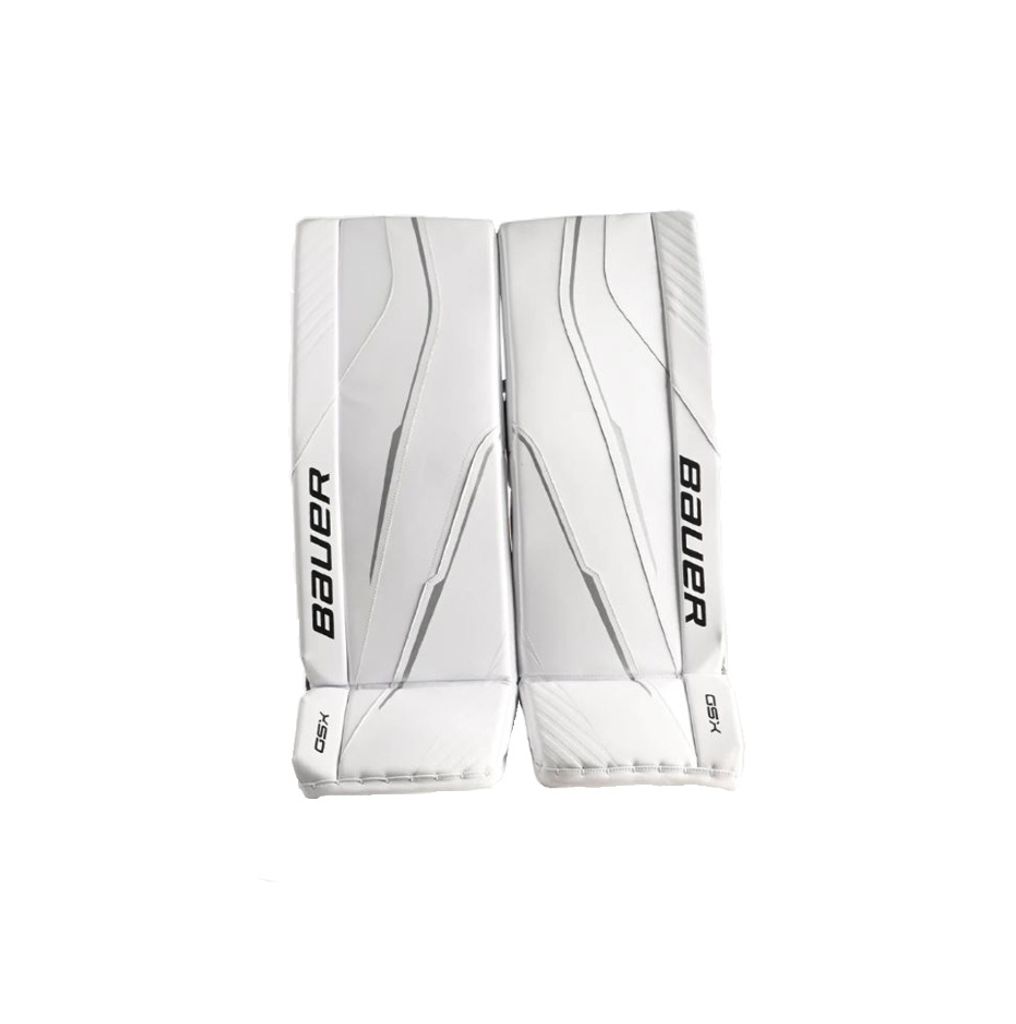 Bauer GSX Goalie Schienen Junior 2023, Größe:L, Farbe:weiss