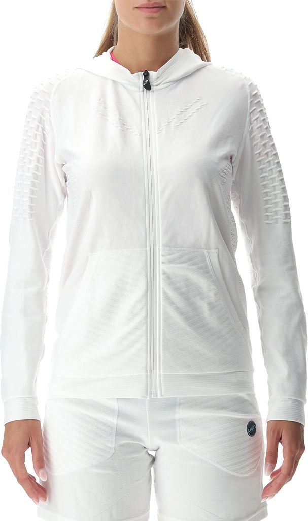 UYN Run Fit Laufshirt Full-Zip Damen lucent white L