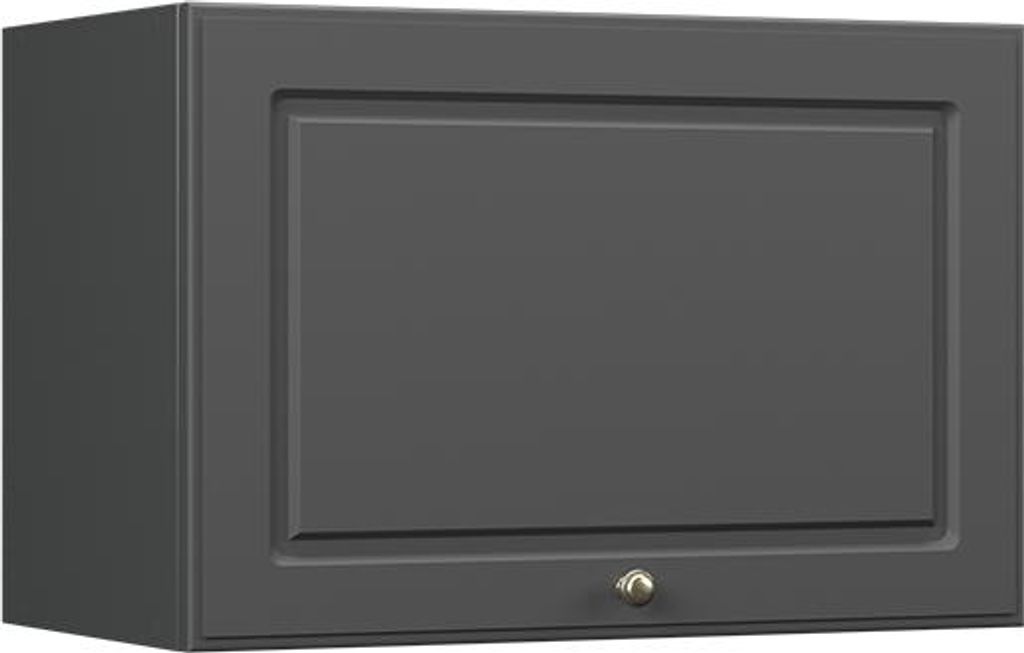 Vicco Hängeschrank Fame-Line, 60 cm Flach, Anthrazit-Gold Landhaus/Anthrazit