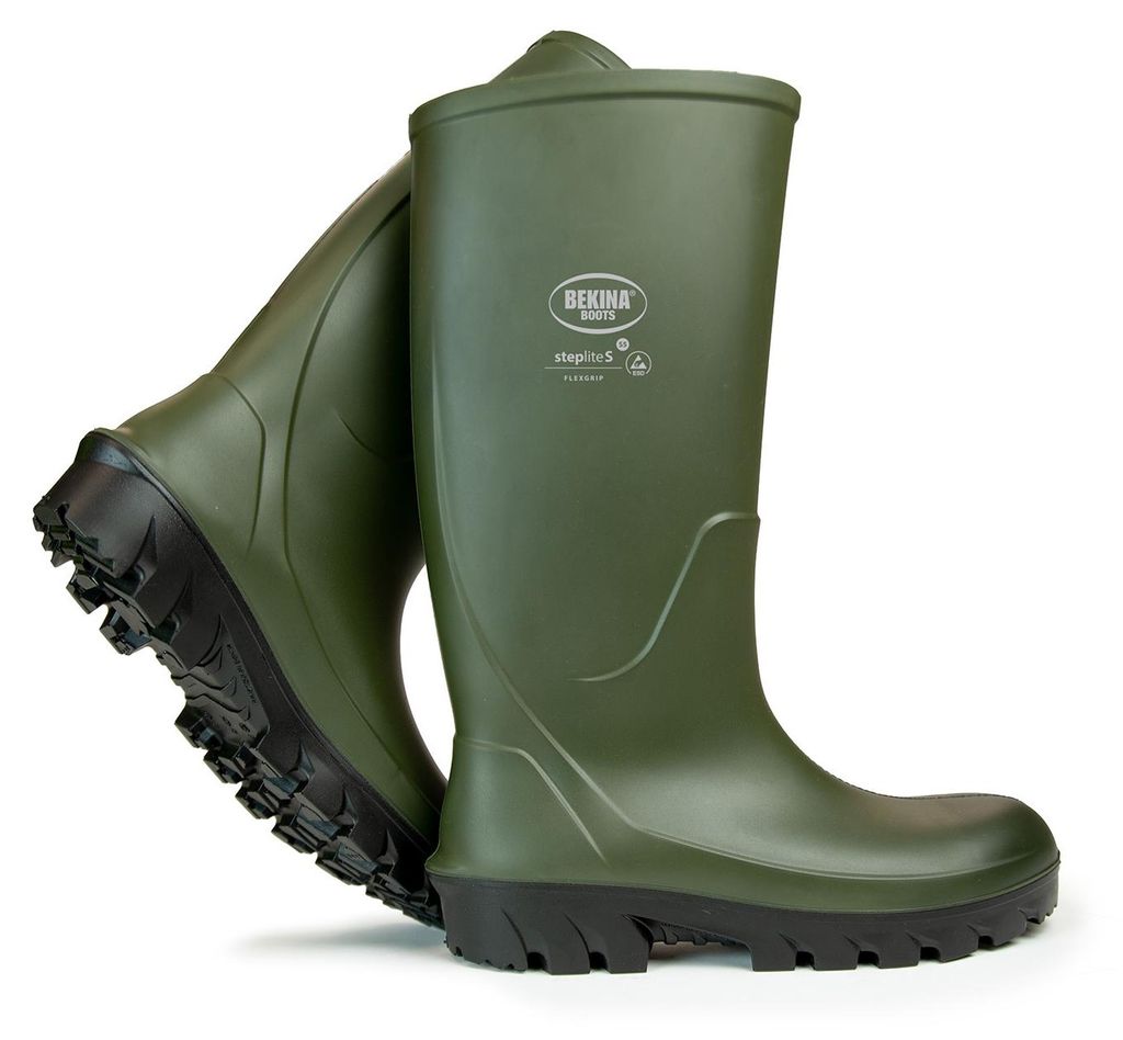 Bekina Boots StepliteS FlexGrip Stiefel S5 grün/schwarz Produktbild 