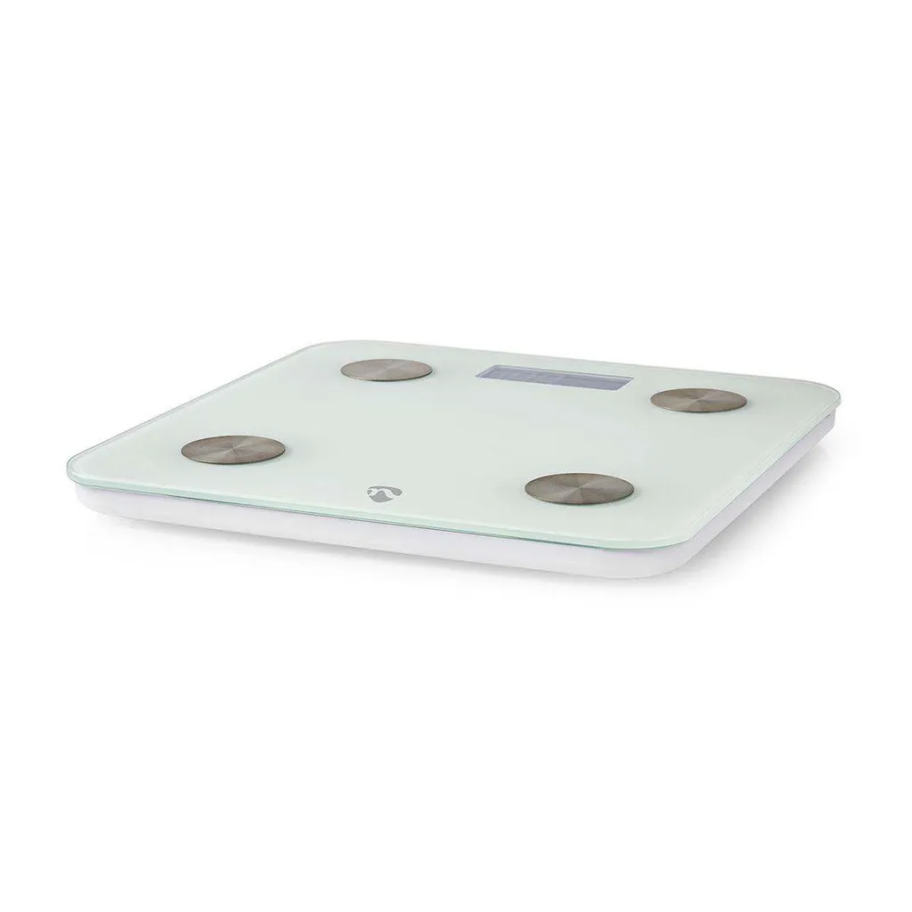 Balance Impédancemètre WLAN Nedis 8 Mémoires Verre Blanc iOS Android - 3