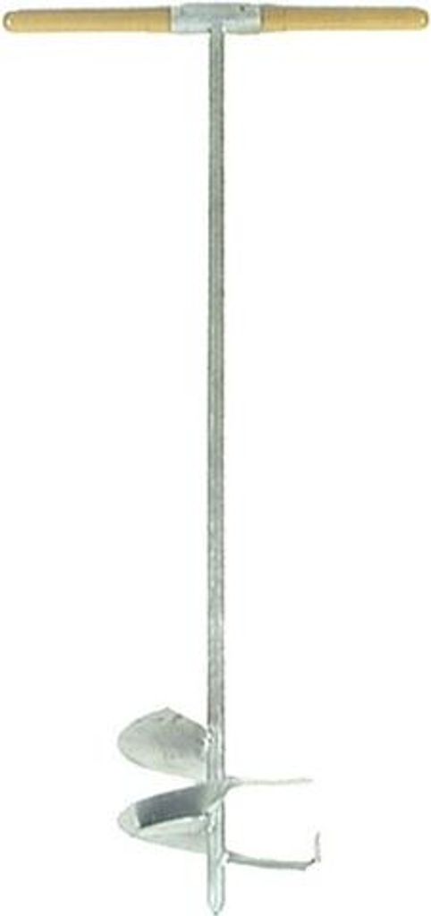 Hand-Erdbohrer 200 mm - Verzinkt - Für Rundlöcher bis 800 mm Tiefe