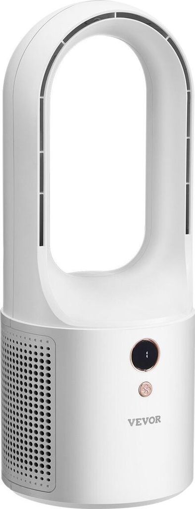 Portable Desk Bladeless Fan 12.99" 6-Speed Quiet Fan for Bedroom & Office
