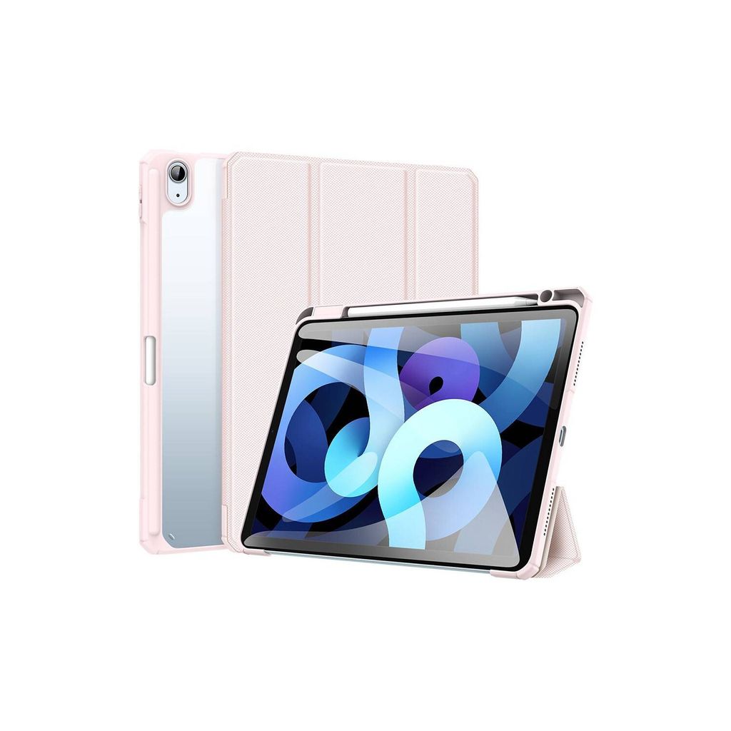 Dux Ducis Toby Eco-Leather Tablet-Ledertasche Schale Cover kompatibel mit iPad Air 11" 2024 mit Smart-Sleep Funktion Wake-Up Stifthalter Schutzhül...