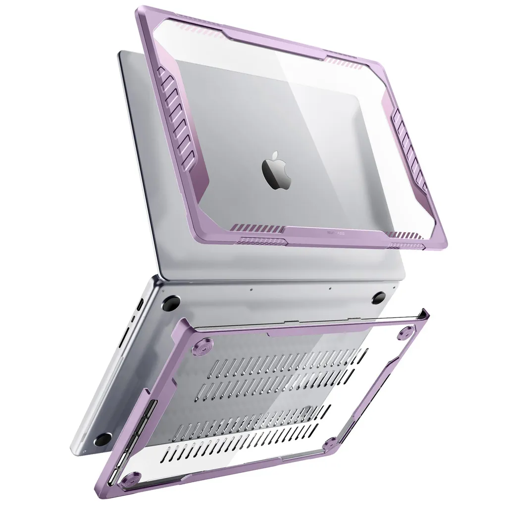 Évitez les Rayures : Coque MacBook Pro 16 Antichoc Intégrale Violette