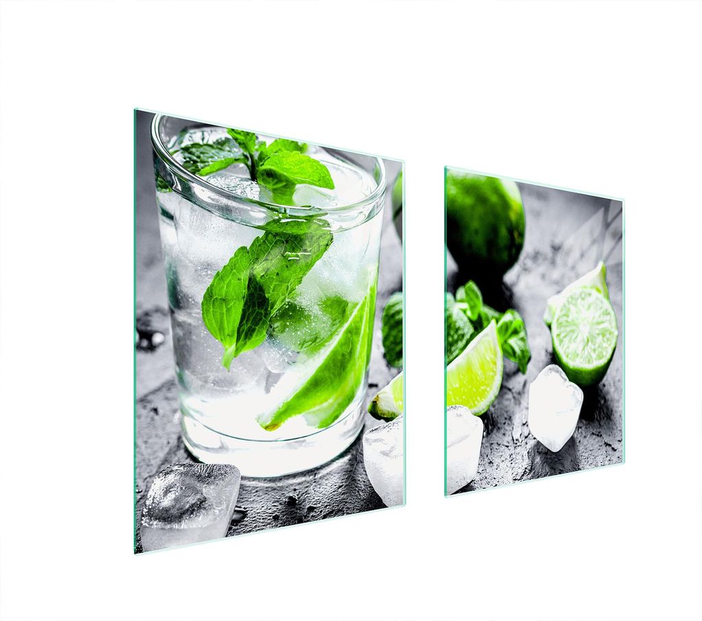 Glasschutzplatte Für Herd 85X52 Kalk