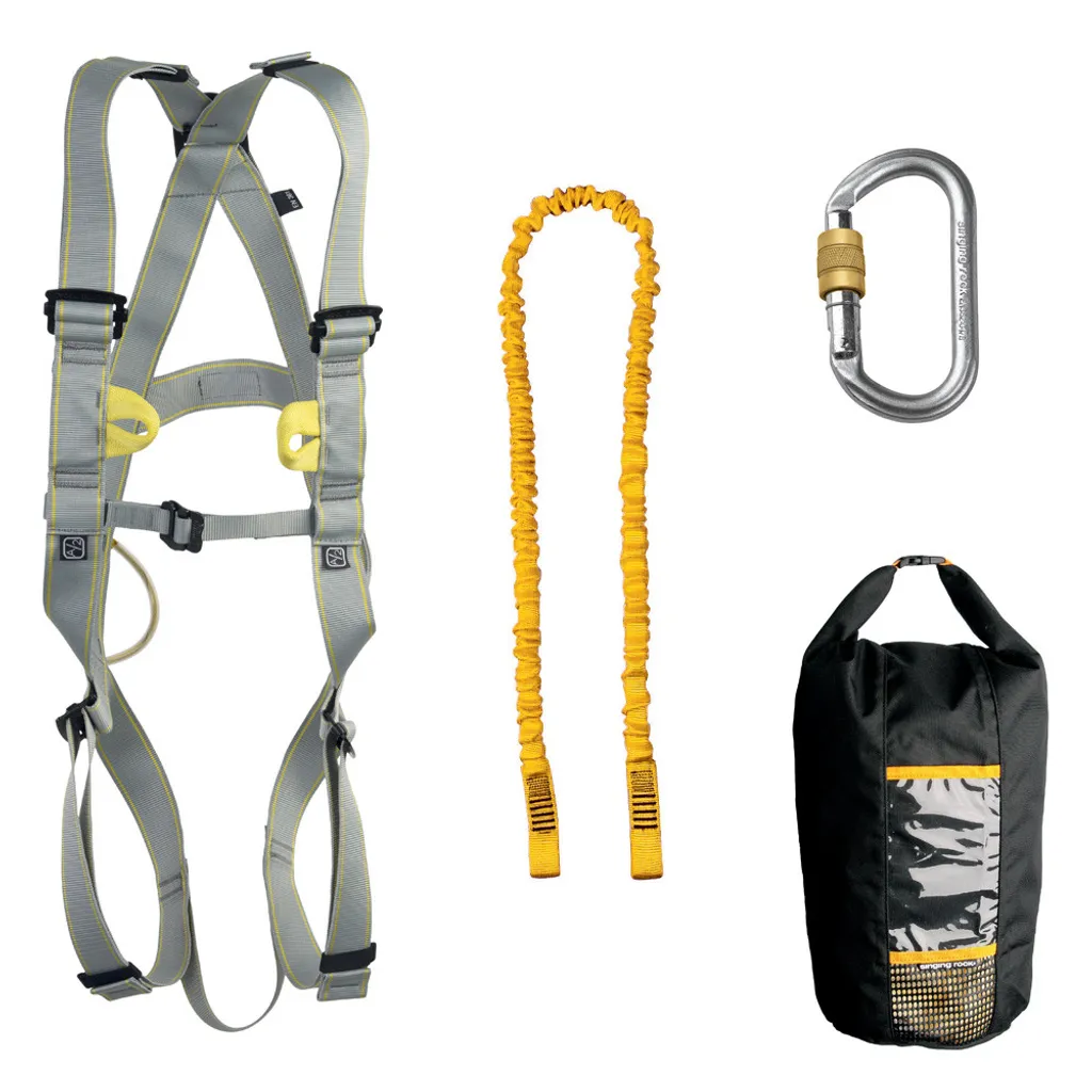 Singing Rock Capture Set Taille S-M-L - Kit de Via Ferrata Complet