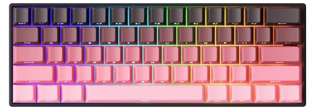 Gaming Tastatur MonsGeek FUN60 Pro HE Side-Printed Schwarz Produktbild 