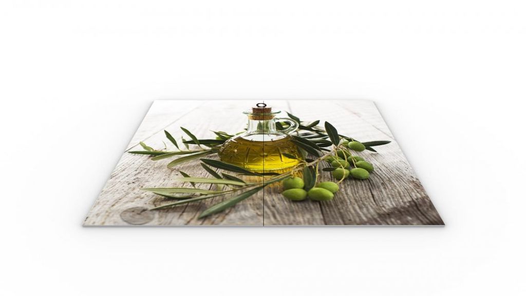 Sklenená kuchynská doskaOLIVY 60x52cm - doska na krájanie - Obrázok produktu 