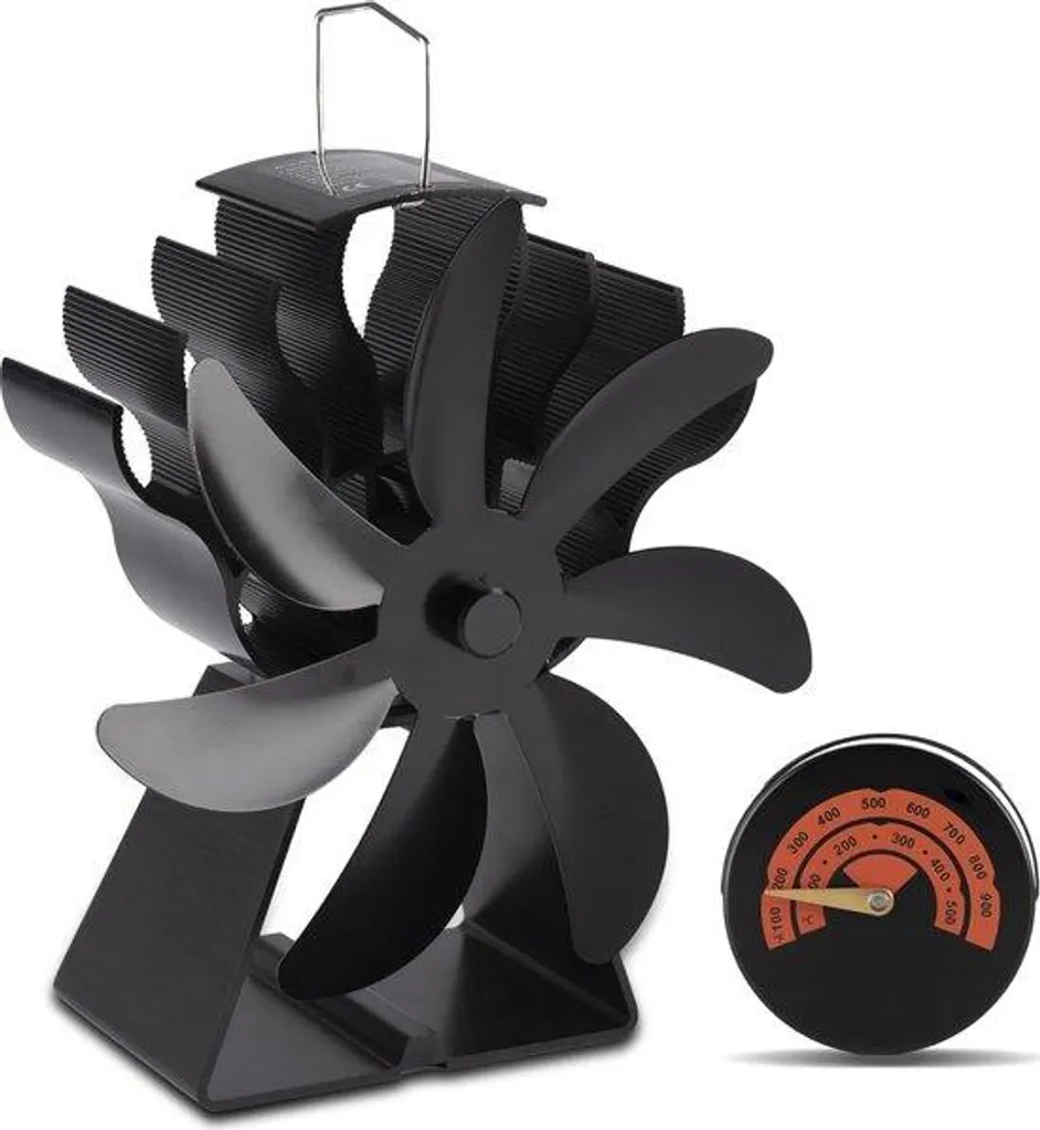 Ventilateur de poêle contre les pertes de chaleur pour économie bois