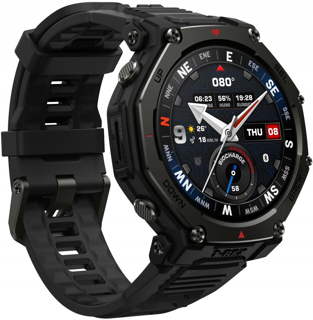 Chytré hodinky Amazfit T-Rex 3 Pro, černá barva, GPS, Obrázek produktu 