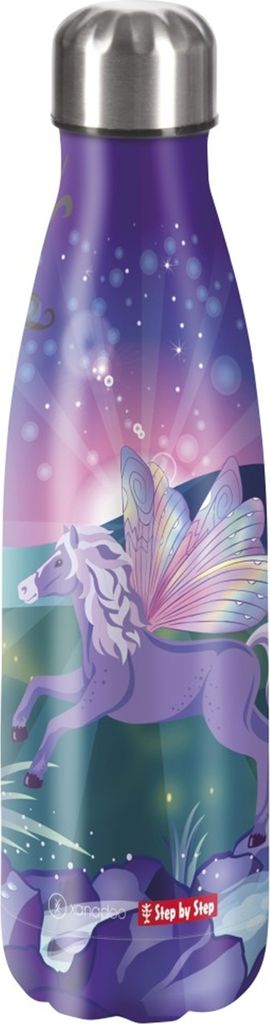 Step by Step Isolierte Edelstahl-Trinkflasche "Pegasus Produktbild 