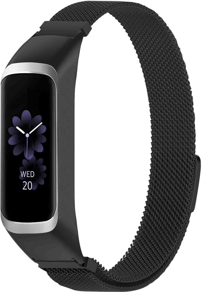 imoshion Magnetisches Milanaise Armband für das Samsung Galaxy Fit 2 - Schwarz