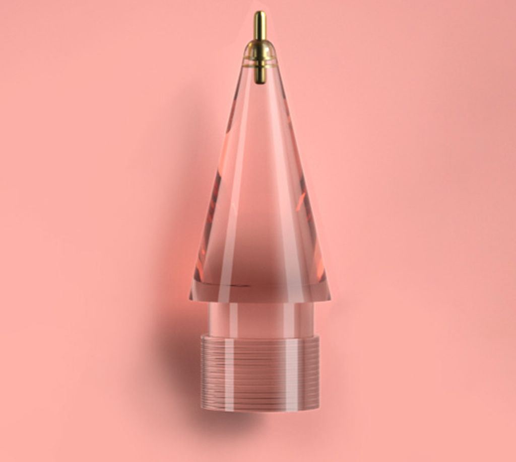Bleistiftspitze transparent stiller Verschleiß-resistenter Anti-Rutsch-Hochempfindlichkeit Ersatz Dünne klare Stiftstift Ersatznib für Apfelstif...