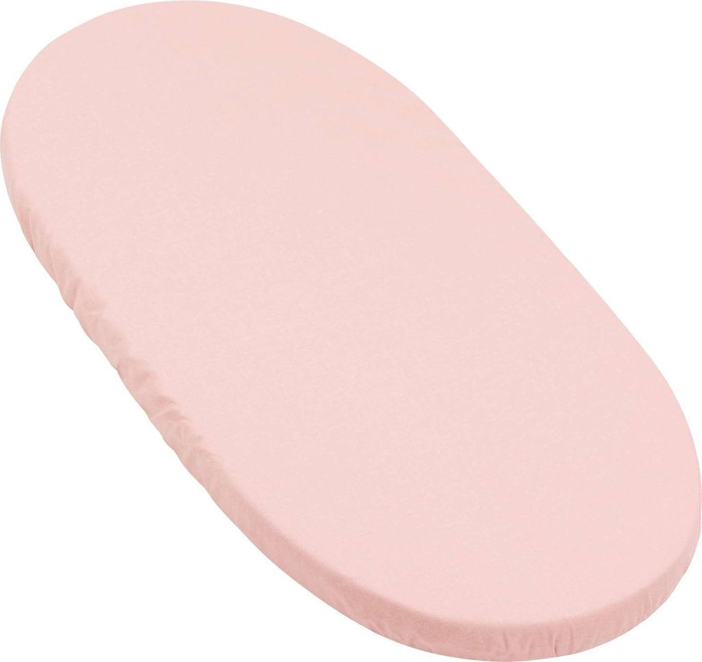 Pastel Pink Spannbettlaken mit Gummiband 80x40cm Produktbild 