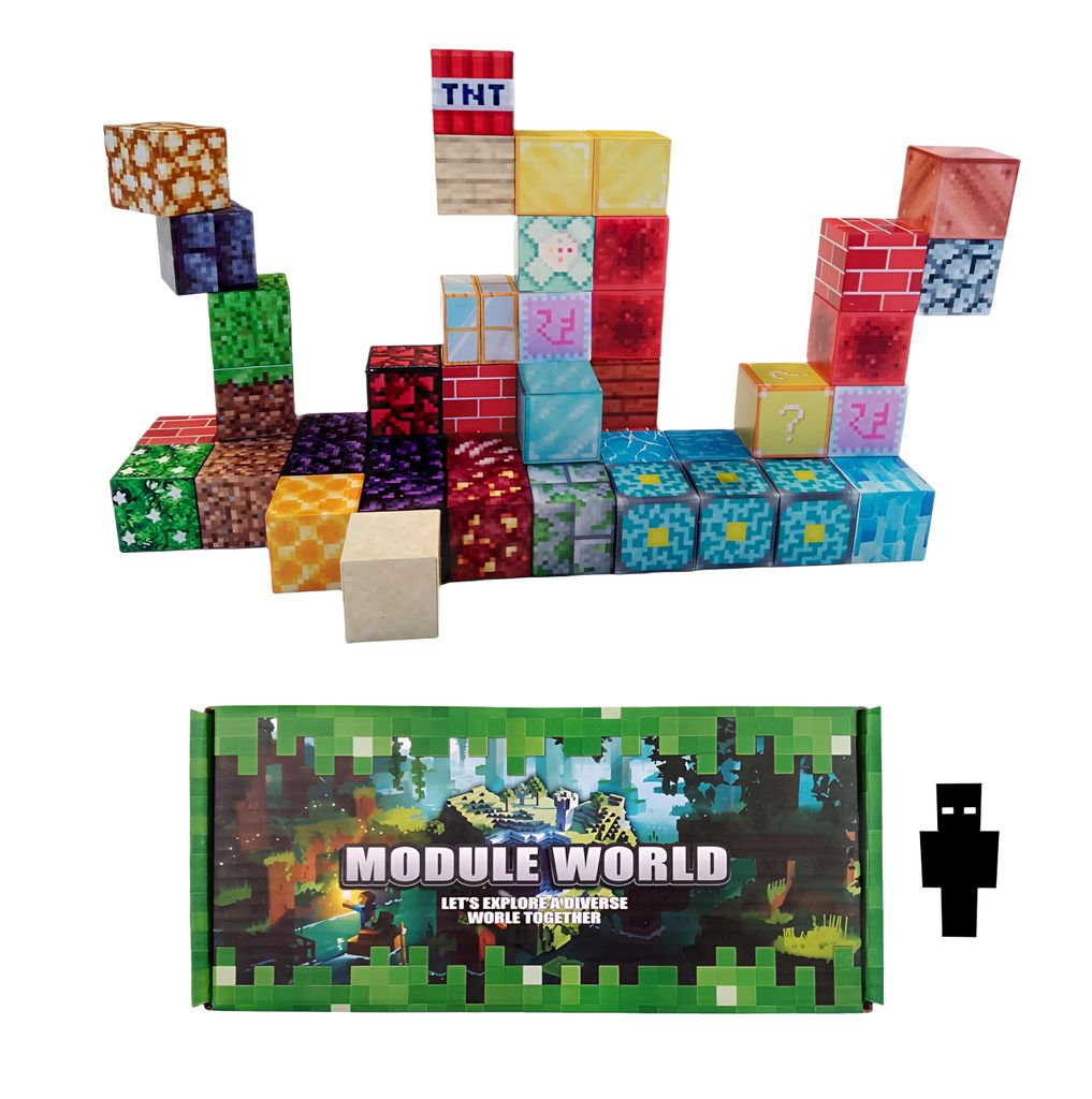 Blocchi magnetici Minecraft Special Blocks, 51 pezzi Immagine del prodotto 