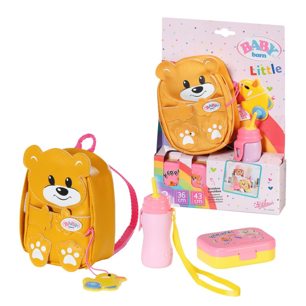 BABY born Kindergarten Rucksack Set - Bärenrucksack mit Produktbild 