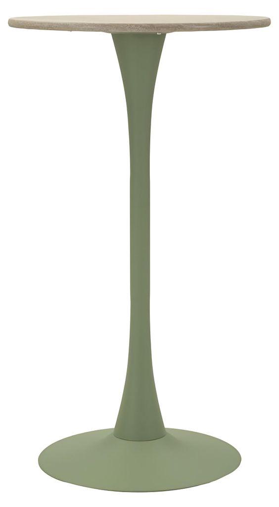Mesa alta Alaska Green, diámetro 60 cm, altura 106 cm, Imagen del producto 