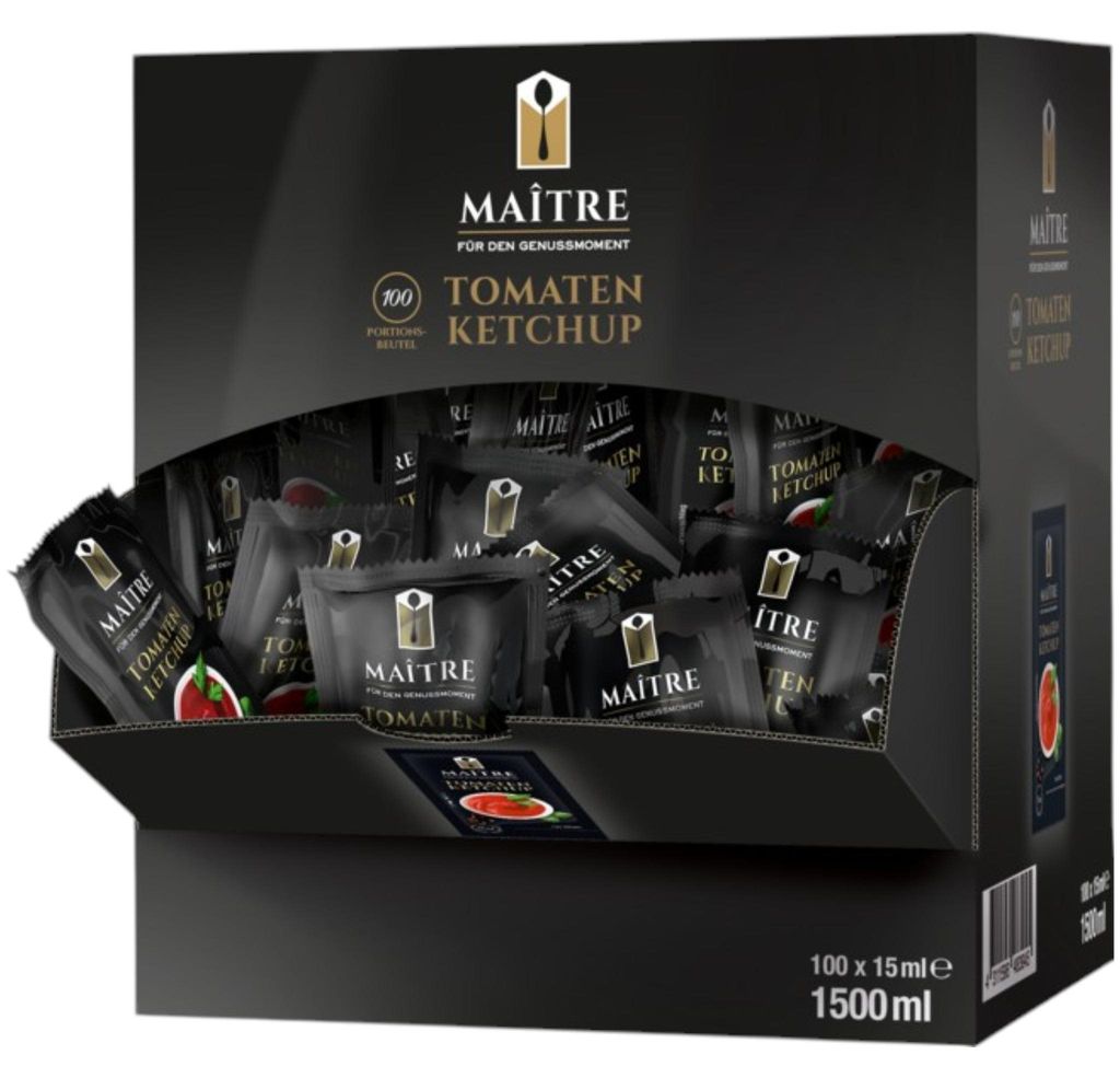 Maitre Tomaten Ketchup 100 x 15ml