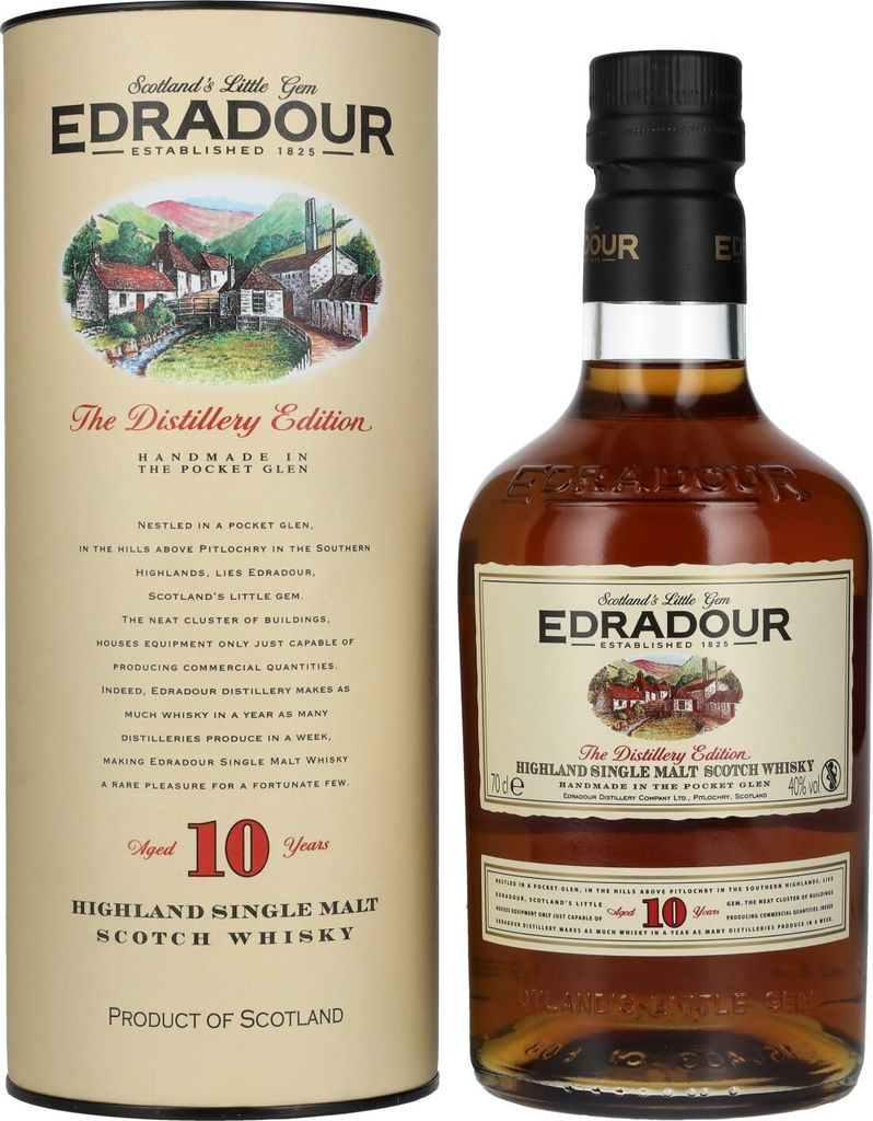 Edradour 10 Jahre - Highland Single Malt Scotch Whisky Produktbild 