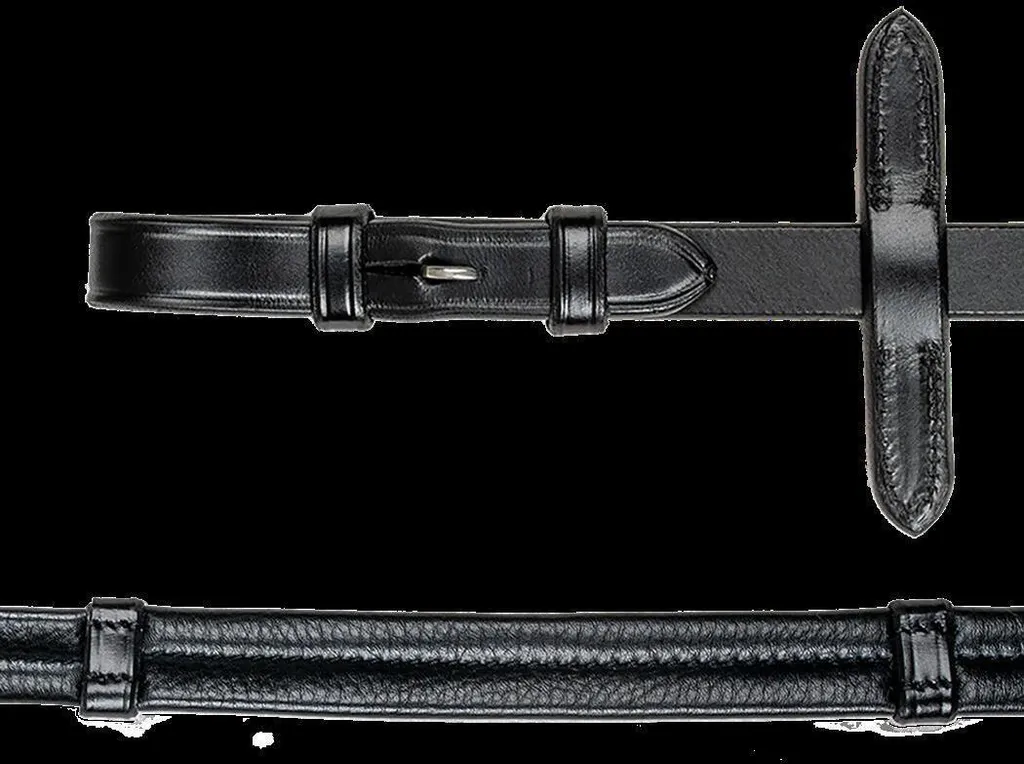 Rênes Waldhausen X-Line Supersoft - Cuir Noir Haute Qualité et Confort