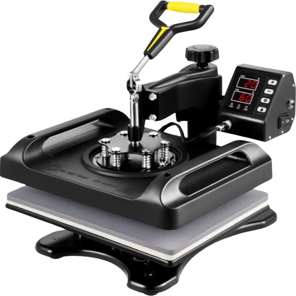 Presse à transfert 29x38cm rotative 360° multi-supports avec écran digital