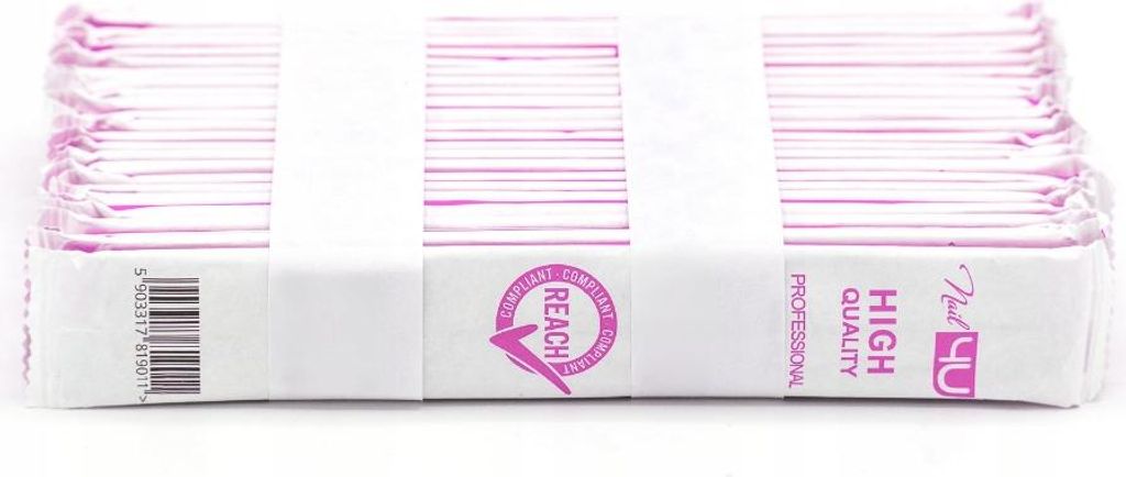 Lima a barchetta in carta Nail4U Basic 180/240 grigio 25 pz Immagine del prodotto 
