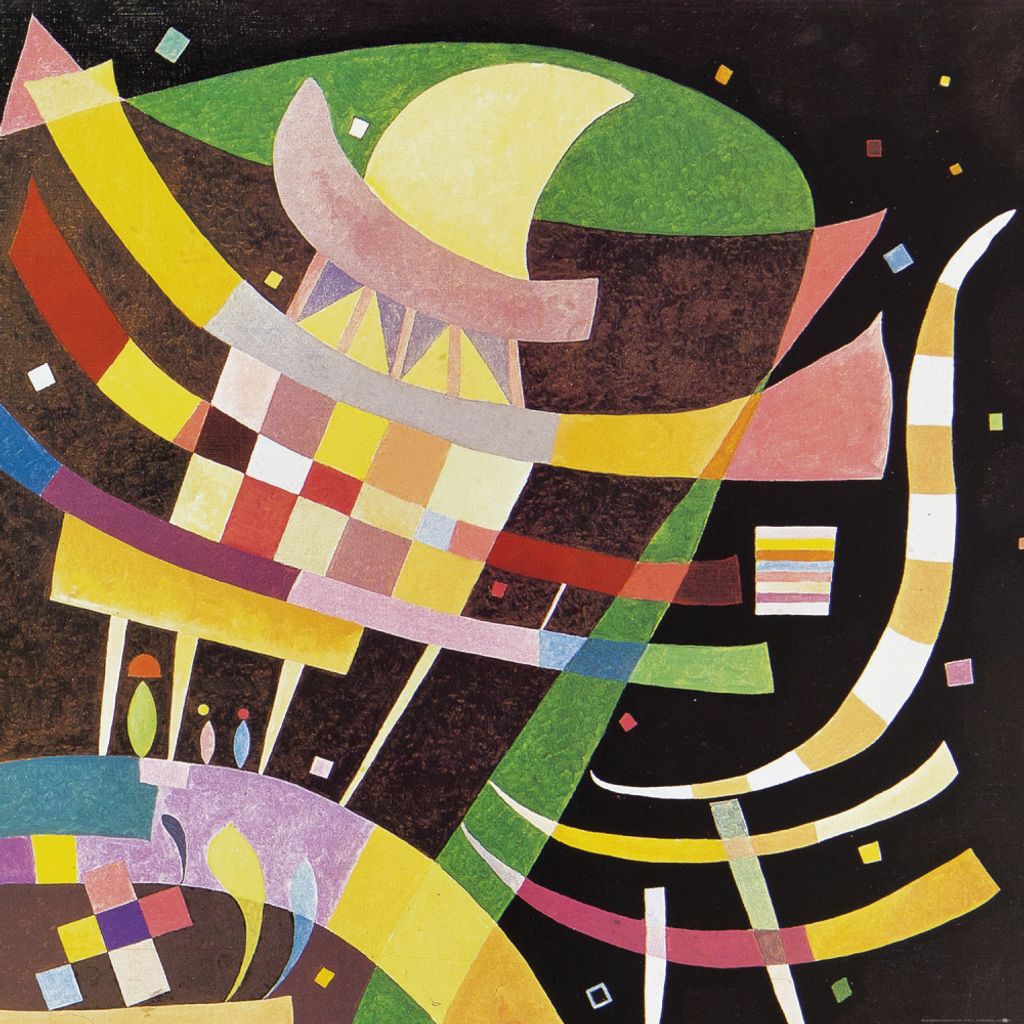 Wassily Kandinsky Kunstdruck Bild - Komposition X, 1939 (100 x 100 cm)