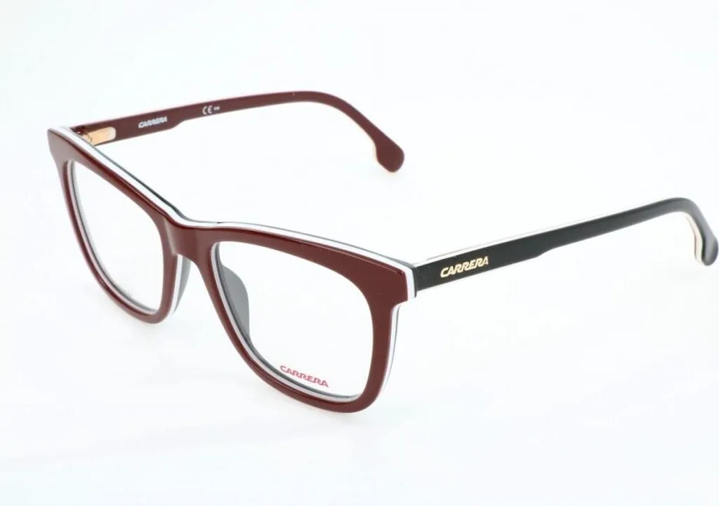 Lunettes Carrera 1107/V bordeaux monture en acétate léger pour femmes