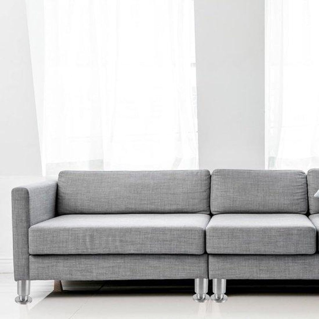 6 Stück Metalltischbeine - 10 cm verstellbare Metalltischbeine - Metalltischbeine mit Schrauben für Tisch, TV-Chest, Nachtkasten, Salon-Table, Ch...