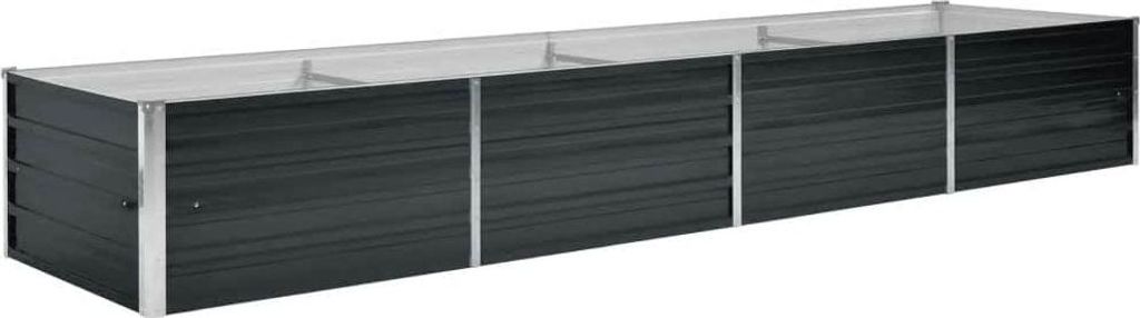 vidaXL Záhradný zvýšený záhon antracit 320 x 80 x 45 cm Obrázok produktu 